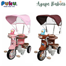 Puku Sunny Bike Kids Tricycle with Sun Shade and Music (18m+) - 2 Colors