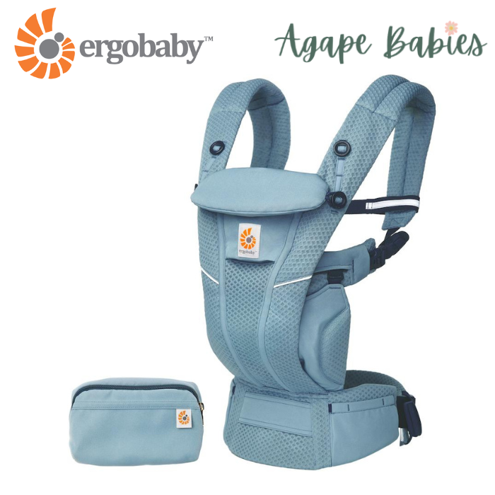 10 year local warranty Ergobaby Omni Breeze Carrier Slate Blue