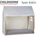 Childhome Bed Frame House Cover - White - 70x140CM