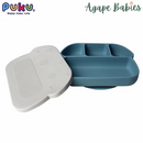 Puku Silicone Suction Plate With Lid - 2 Colors