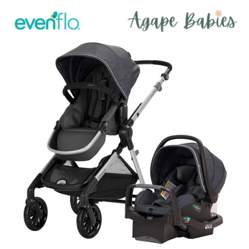 Evenflo Pivot Xpand Modular Travel System w SafeMax Infant Car Seat