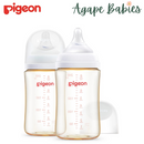 Pigeon Softouch Bpp Nursing Bottle Ppsu Twin Pack Logo - 240ml