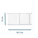 Baby Dan ASTA Safety Gate Extra Wide 151 cm - White