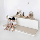 Lucky Baby Luxury PU+EPE Foldable Mat - Beige (50mm)