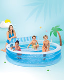 INTEX Swim Center Round Inflatable Family Lounge Pool