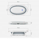 Lucky Baby Collato Bath Tub W/Stand + Bath Support - FOC 1pcs Temperature Card + Pelican Net & Friends