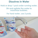 TruKid Watermelon Scented Bubble Podz, 10 pcs