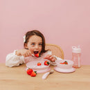 OXO Tot Roll-Up Bib - Blossom