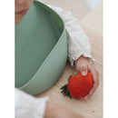 Beaba Set of 2 Silicone Bib - Sage Green/Light Grey