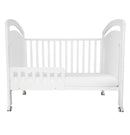 (Bundle Pack) Bonbijou Osito 5 In 1 Baby Cot, White + Foam Mattress, 4 Inch