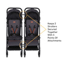Bonbijou Twin Stroller Connector Set (3pcs)
