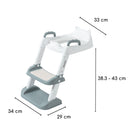 Bonbijou Training Potty Seat With Foldable Step Ladder