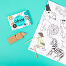 OMY Pocket mini Coloring set -4 Design
