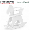 Childhome Rocking White Horse + Brace