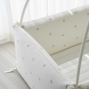 Lolbaby Cotton Embroidery Bumper Bed with Hanging Toy and Canopy (170x120x55cm) (Bundle Pack)- 6 Designs - ETA End Aug