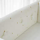 Lolbaby Cotton Embroidery Bumper Bed with Hanging Toy and Canopy (170x120x55cm) (Bundle Pack)- 6 Designs - ETA End Aug