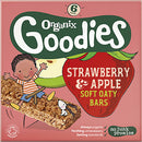 Organix Goodies Organic Soft Oaty Bars - Strawberry & Apple, 6 x 23 g. Exp : 04/26