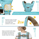 Puku Air Baby Hip Seat Carrier - Coral