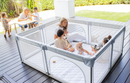 Babyhood Pop Up Play Pen Large - (Light Grey)