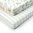 Tutti Bambini Cot Bed Fitted Sheets - 2 Pack -3 Design