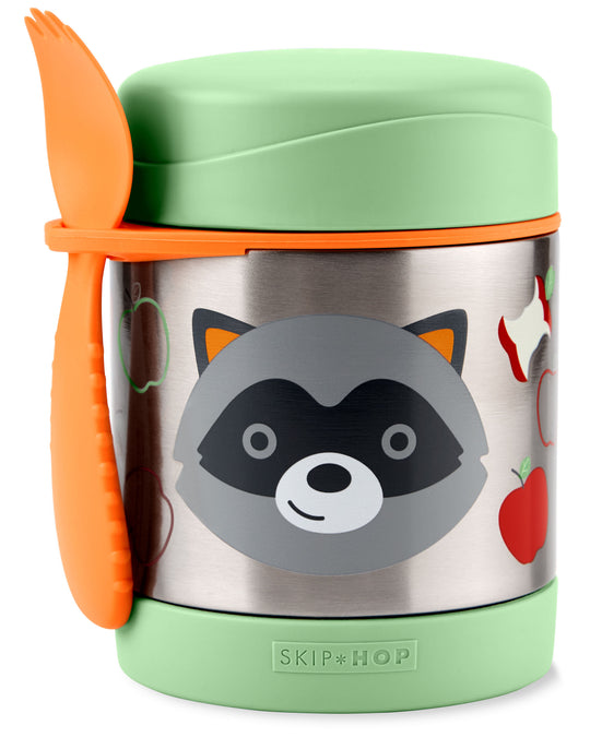 Skip Hop Zoo Insulated Food Jar -Raccoon