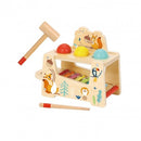 Montessori Educative Learning Wooden Pound & Tap Bench Activity Toy