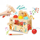 Montessori Educative Learning Wooden Pound & Tap Bench Activity Toy