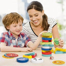 Montessori Educative Learning Wooden Jenga Stacking Game Activity Toy