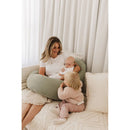 Theraline Muslin Maternity & Nursing Pillow - Sage