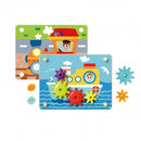 Montessori Educative Learning Wooden Gear Game Activity Toy