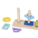 Montessori Educative Learning Wooden Geometric Block Sorter Activity Toy