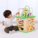 Montessori Educative Learning Wooden Play Cube Centre Activity Toy