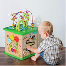 Montessori Educative Learning Wooden Play Cube Centre Activity Toy