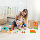 Montessori Educative Learning Wooden Educational Box 7-12 months