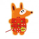 Montessori Educative Learning Wooden 5 In 1 Lacing Animals Activity Toy