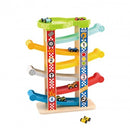 Montessori Educative Learning Wooden Car Racer Sliding Tower Activity Toy