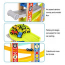Montessori Educative Learning Wooden Car Racer Sliding Tower Activity Toy
