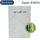 Lucky Baby I-EEKOH High Density Playpen Mattress W/Bamboo Cover (26" x 38" x 3")