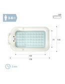 Intex Bear Kids Travel Bed Set, Includes Double Quick 1 Hand Pump (Ages 3-6)