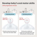 Pigeon Softouch Bpp Step-Up Straw Bottle Set Pp Logo - 240ML