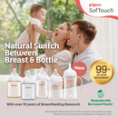 Pigeon Softouch Bpp Nursing Bottle Ppsu Twin Pack Logo - 240ml