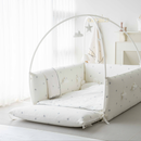 Lolbaby Cotton Embroidery Bumper Bed with Hanging Toy and Canopy (170x120x55cm) (Bundle Pack)- 6 Designs - ETA End Aug
