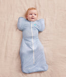 Love To Dream Swaddle Up Transition Bag Bamboo Boats Mist Blue