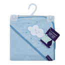 Clevamama Soft Cotton Hooded Baby Bath Towel (70x70cm) - 3 Colors