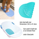 Puku Anti-Slip Bath Mat Shower Mat With Suction Cups (40x70cm) - 10 Designs