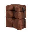 Poled FootLuv Triple Car Seat Footrest - Mocha Brown