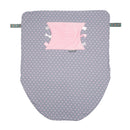 Cheeky Chompers Polka Dot Pink Cheeky Blanket