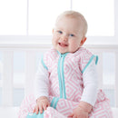 Grobag Diamonds Pink 1.0 Tog 0-6m (FZ) Asian Spec - 3 Sizes