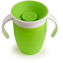 Munchkin Miracle® 360° Trainer Cup - 7oz with Lid (Green)