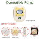 Maymom Tubing Set for Medela Freestyle Breastpump; Also Compatible w/ Spectra S1 S2 Pumps to use Freestyle Flange Connectors